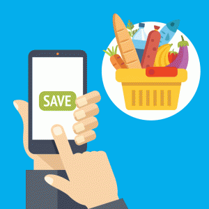 Save Money Grocery On Phone