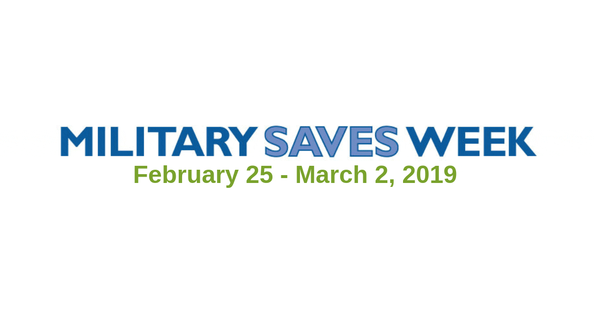 Military Saves Week logo 2019